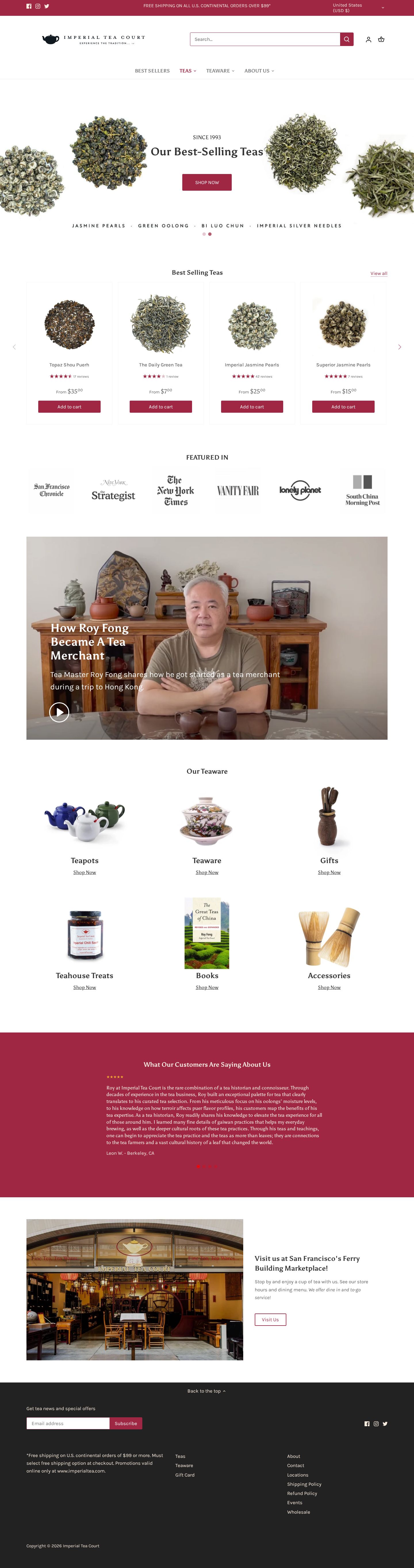 Imperial Tea Court Shopify store — screenshot 1